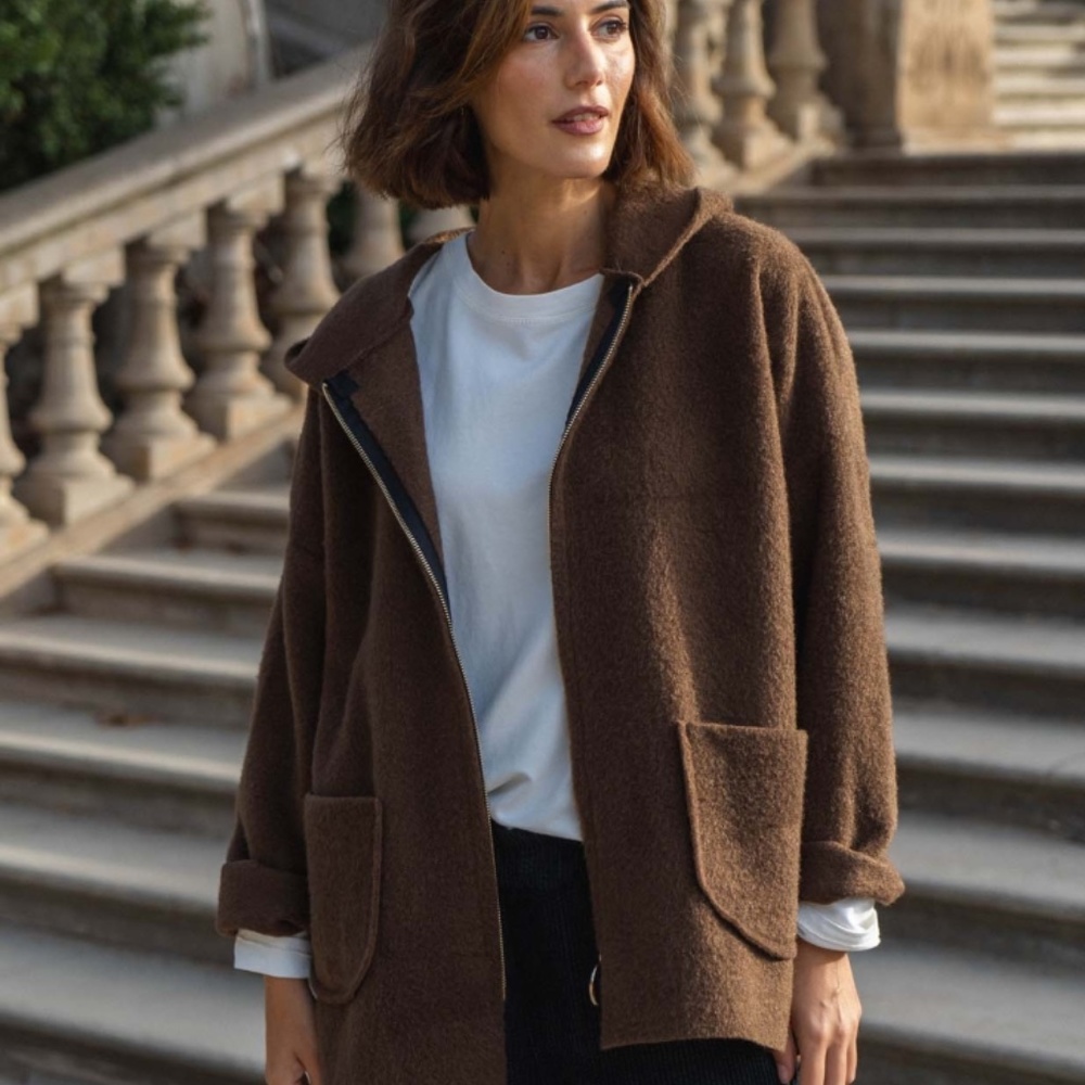 Beautiful cozy coat purchased in Paris!